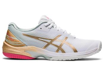 Asics Dam Tennisskor COURT SPEED FF L.E. Vita/Guld